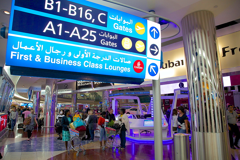 International Airport, Dubai, United Arab Emirates, Middle East