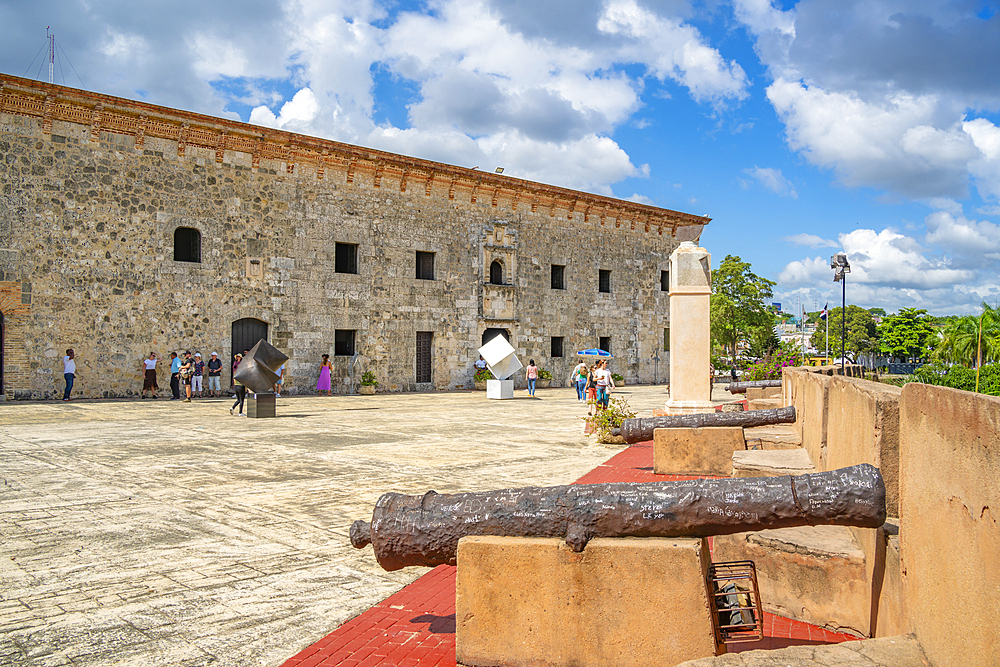 View of Museum of the Royal Houses, Santo Domingo, Dominican Republic, West Indies, Caribbean, Central America