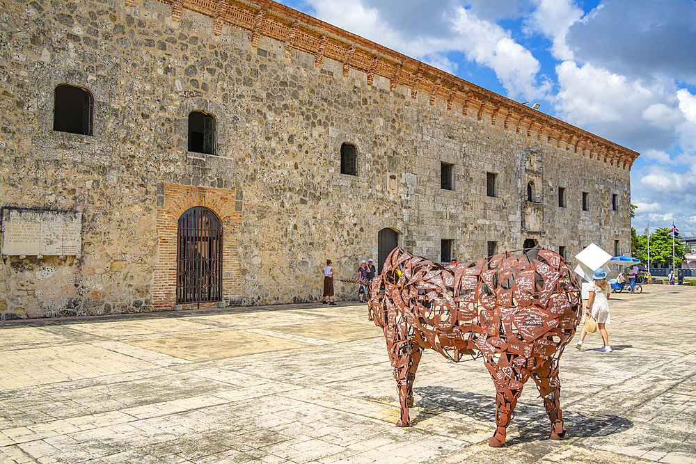 View of Museum of the Royal Houses, Santo Domingo, Dominican Republic, West Indies, Caribbean, Central America