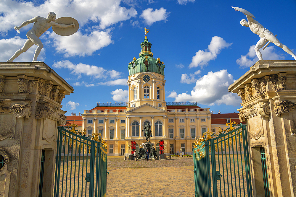 View of Charlottenburg Palace at Schloss Charlottenburg, Berlin, Germany, Europe