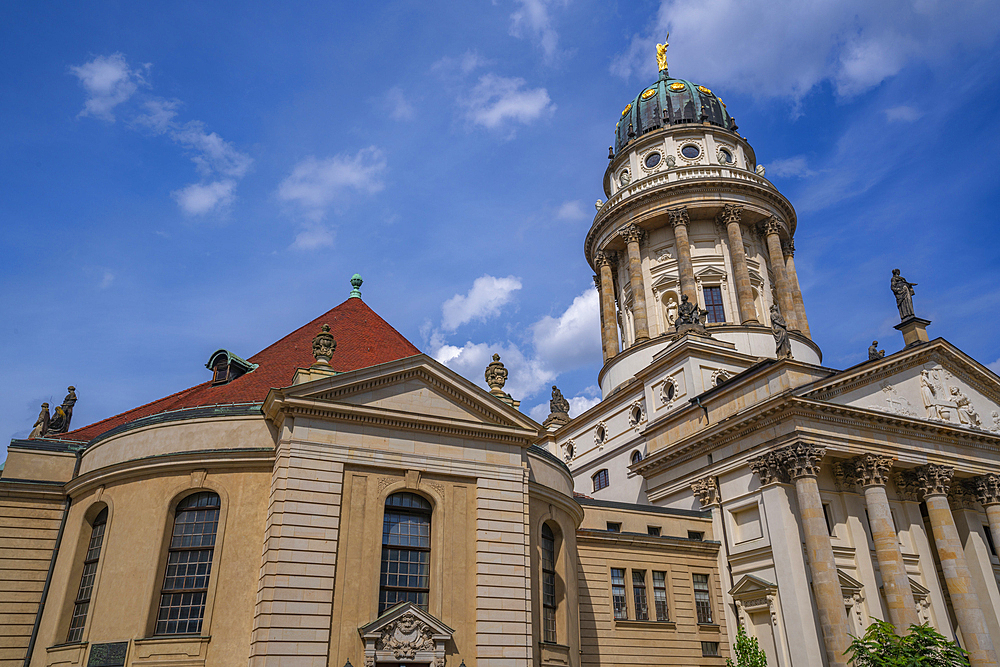 View of Franzosischer Dom, Gendarmenmarkt, Berlin, Germany, Europe