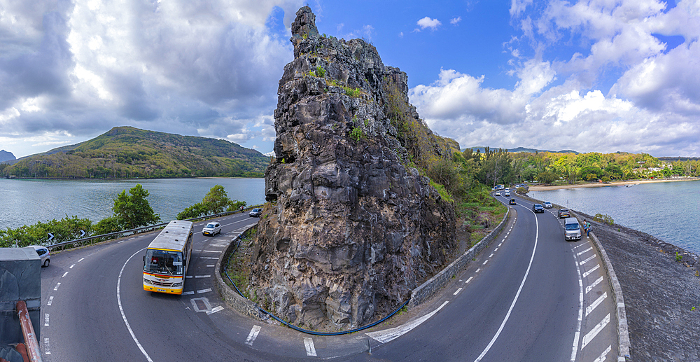 View of Baie du Cap from Maconde Viewpoint, Savanne District, Mauritius, Indian Ocean, Africa