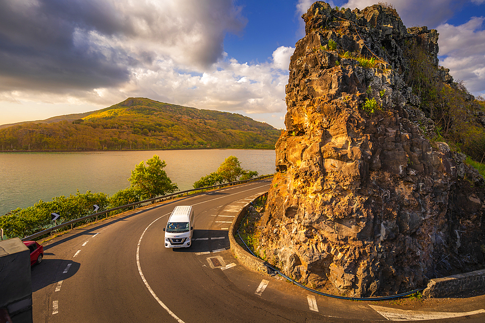 View of Baie du Cap from Maconde Viewpoint, Savanne District, Mauritius, Indian Ocean, Africa