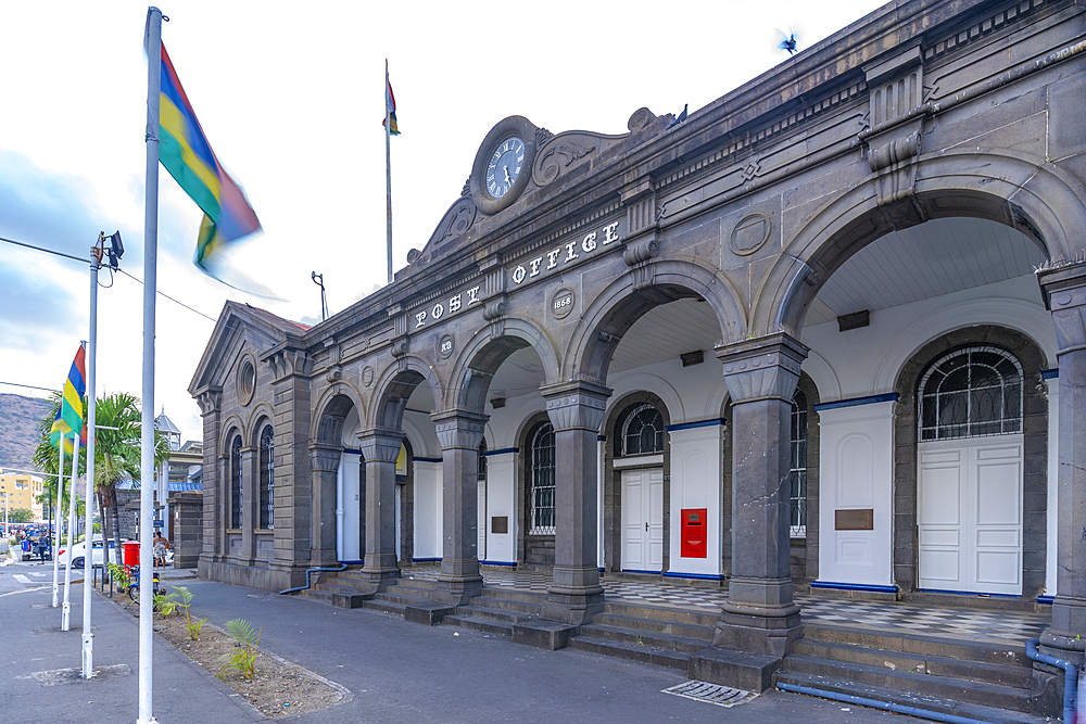 View of Mauritius Postal Museum in Port Louis, Port Louis, Mauritius, Indian Ocean, Africa