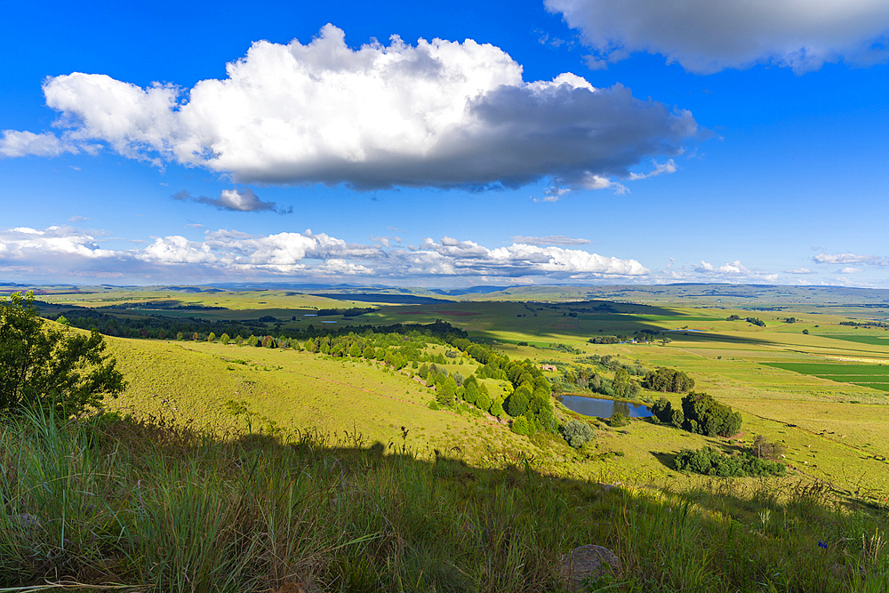 View of landscape from Kloppenheim Country Estate, Machadodorp, Province of Mpumalanga, South Africa, Africa