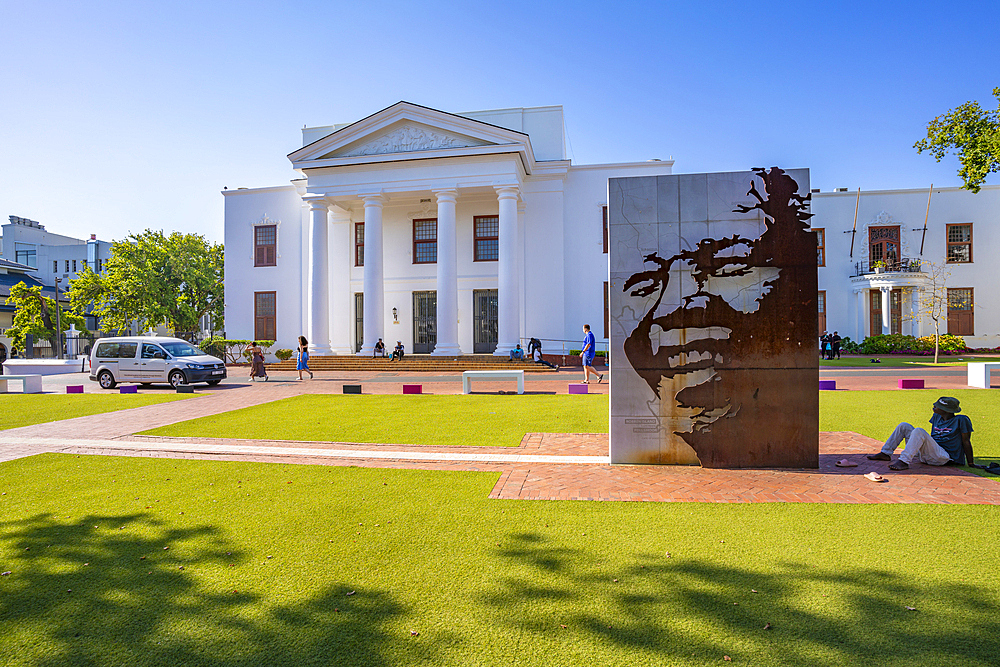 View of Stellenbosch Town Hall, Stellenbosch Central, Stellenbosch, Western Cape, South Africa, Africa