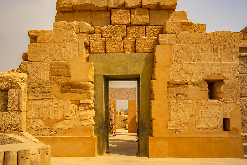 View of Karnak Temple Complex, UNESCO World Heritage Site, near Luxor, Thebes, Egypt, North Africa, Africa