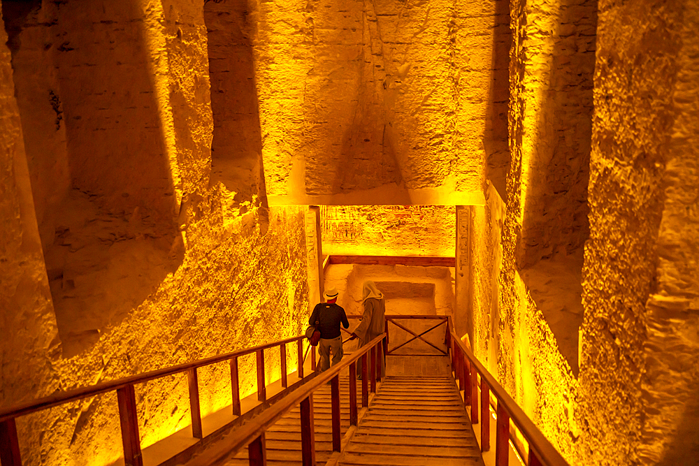 View of KV8, the Tomb of Merenptah, Valley of the Kings, UNESCO World Heritage Site, Thebes, Egypt, North Africa, Africa