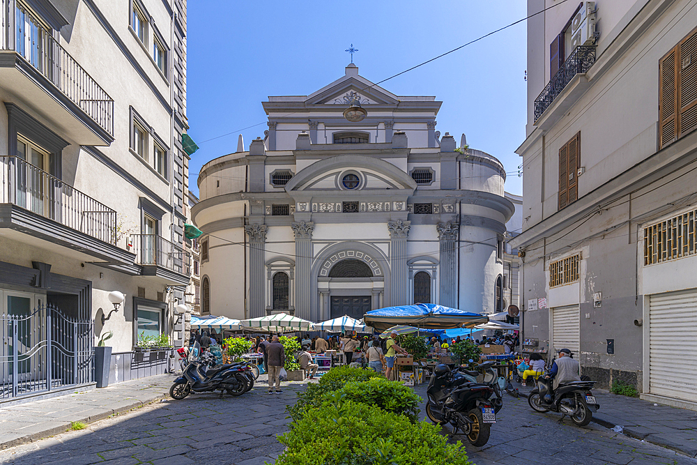 View of Basilica di San Pietro ad Aram, Naples, Campania, Italy, Europe