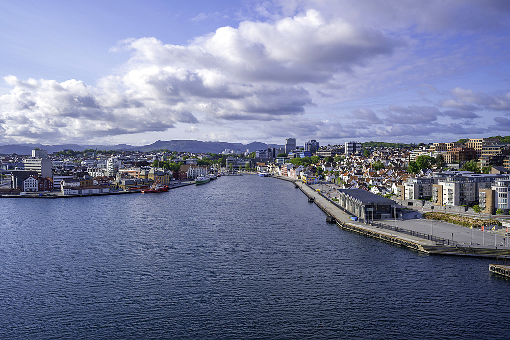 Aerial view of Stavanger skyline during daytime, Stavanger, Norway