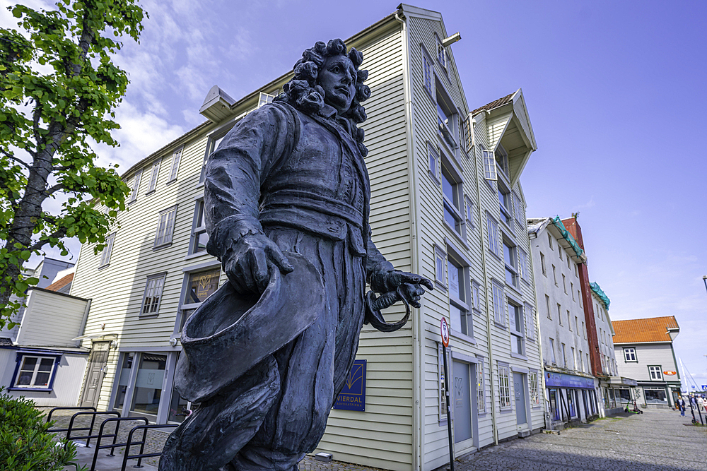 View of Cornelius Cruys sculpture during daytime, Stavanger, Norway