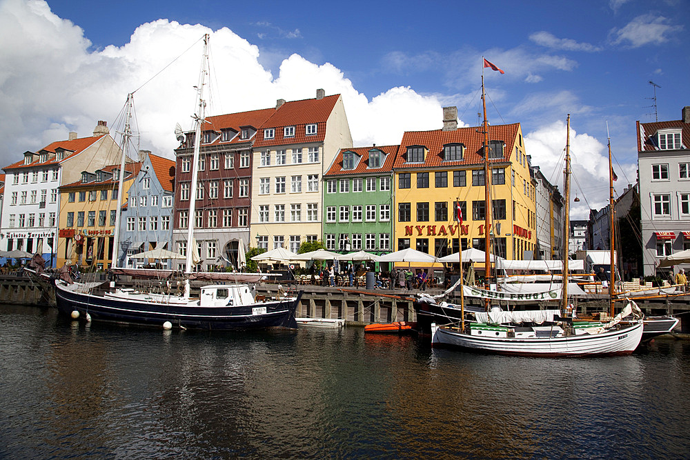Nyhavn, Copenhagen, Denmark, Scandinavia, Europe