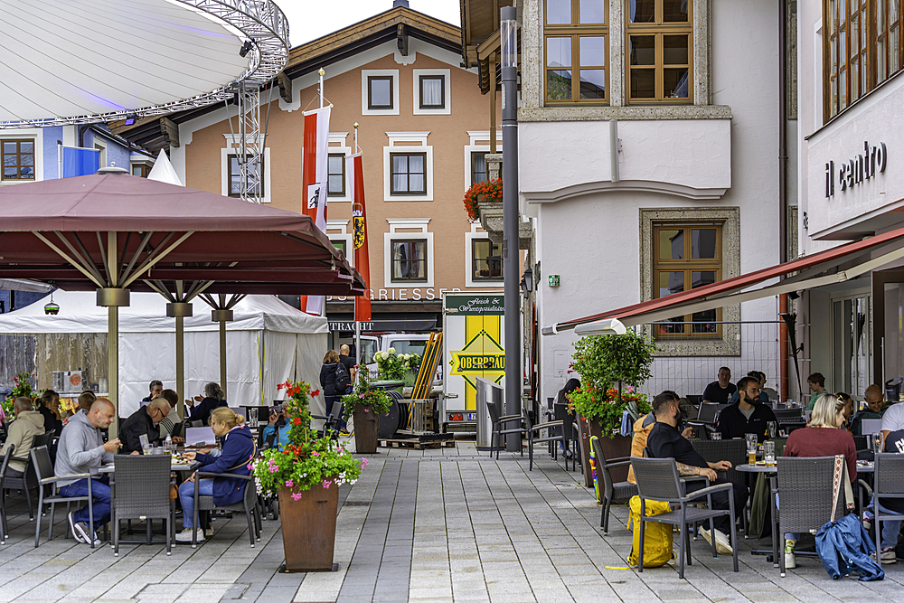 View of town centre during summer, Kaprun, Zell am See, Salzburg, Austria, Europe