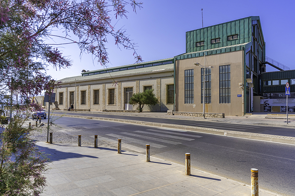 View of Natural History Museum of Crete on a sunny day, City of Heraklion, Crete, Greek Islands, Geece, Europe