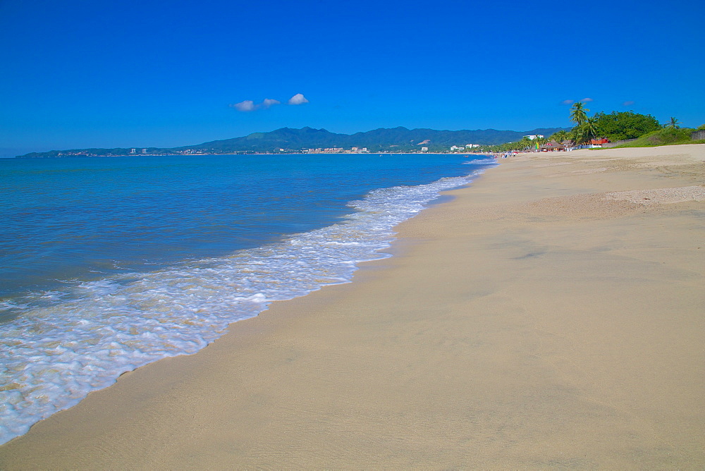 Beach scene, Nuevo Vallarta, Nayarit, Mexico, North America