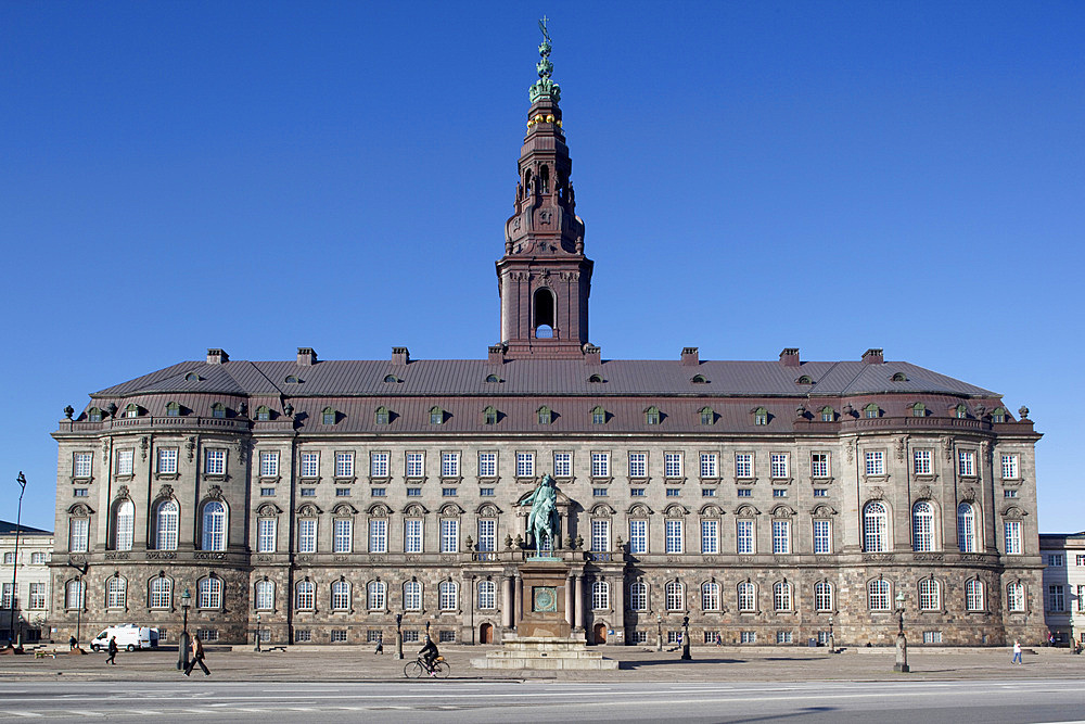 Christiansborg Palace, Copenhagen, Denmark, Scandinavia, Europe