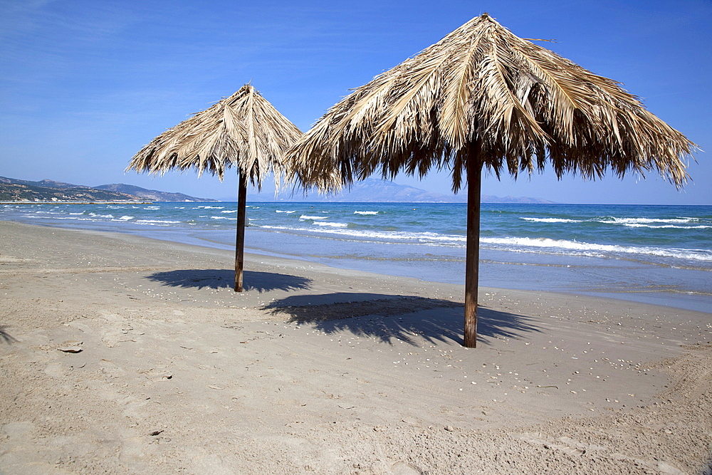 Beach scene, Alykes, Kakynthos, Ionian Islands, Greek Islands, Greece, Europe