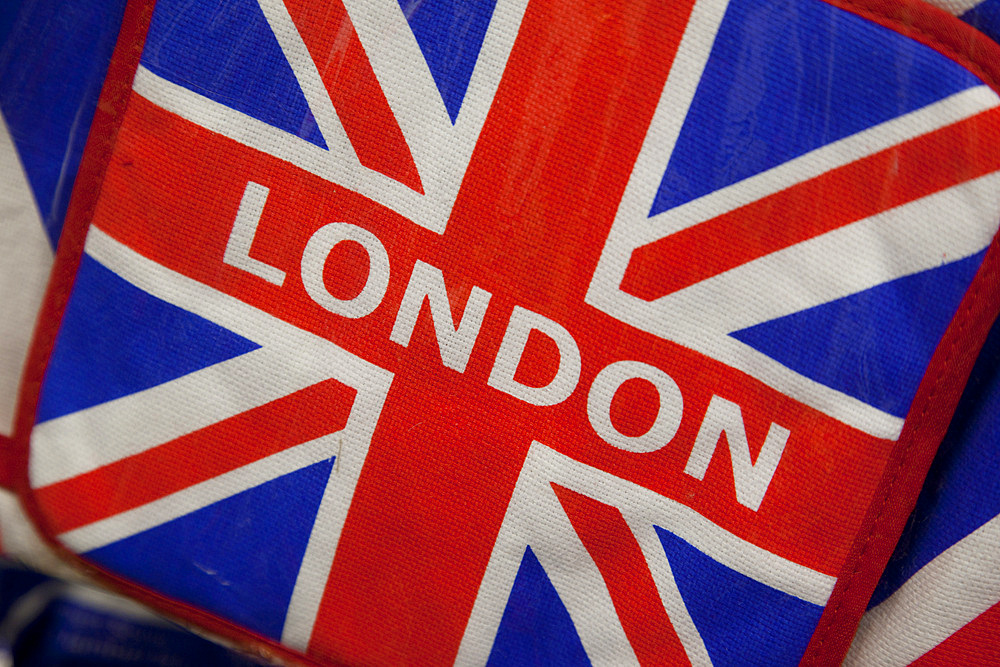Souvenir Union Jack, London, England, United Kingdom, Europe