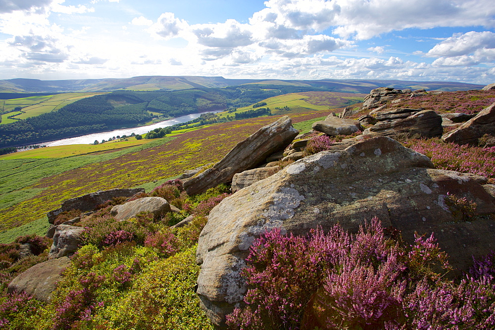 View from Derwent Edge, Peak District National Park, Derbyshire, England, United Kingdom, Europe