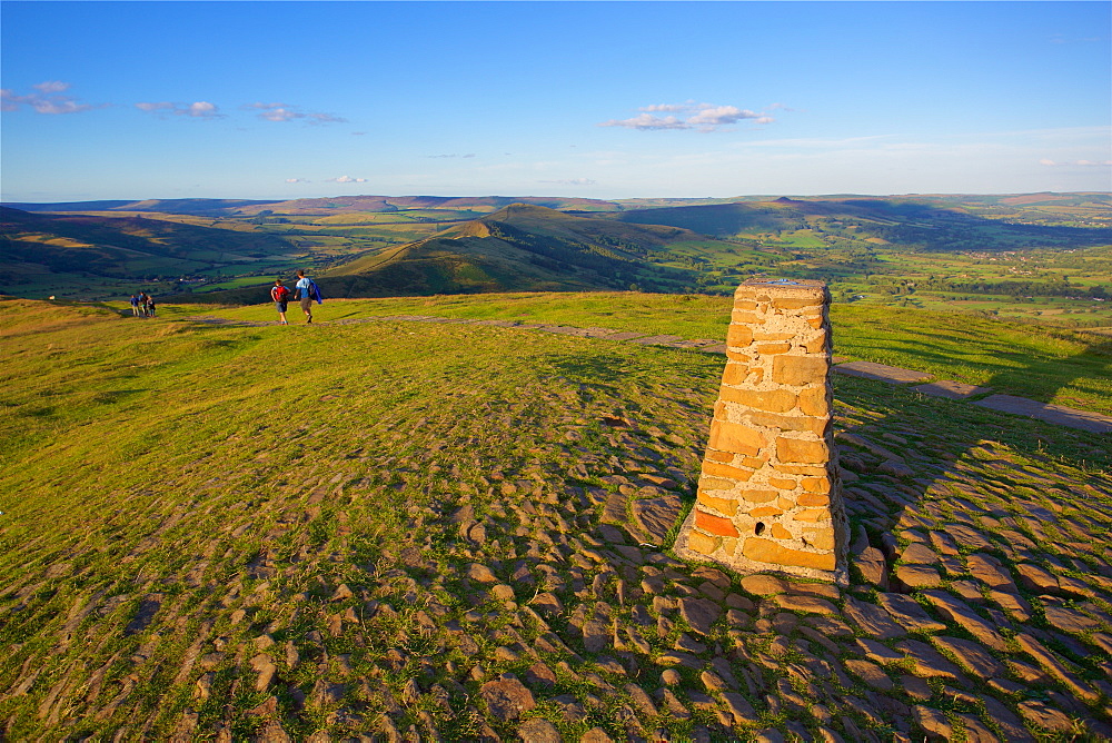 View from Mam Tor Hollins Cross, Derbyshire, England, United Kingdom, Europe