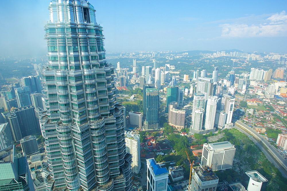 View from Petronas Towers, Kuala Lumpur, Malaysia, Southeast Asia, Asia