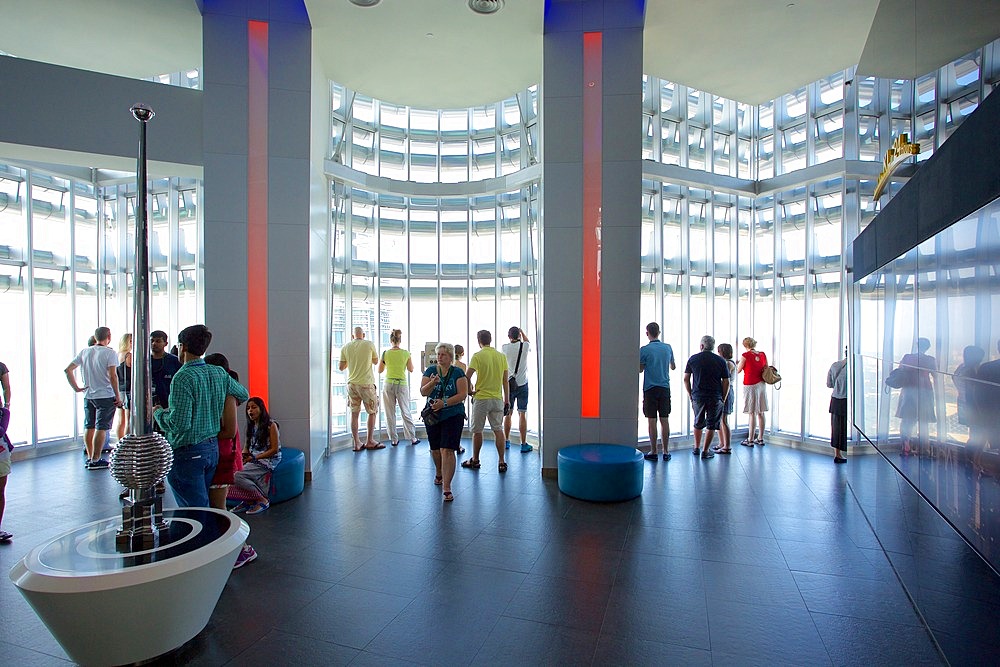 Viewing area at the Petronas Towers, Kuala Lumpur, Malaysia, Southeast Asia, Asia