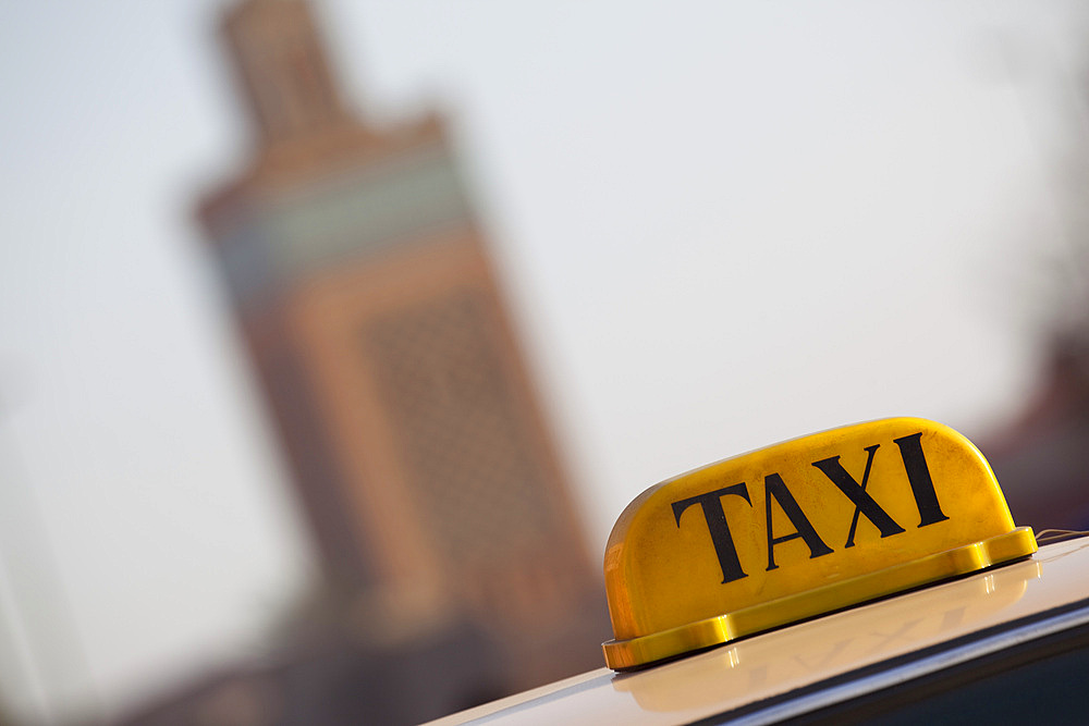 Taxi, Marrakesh, Morocco, North Africa, Africa