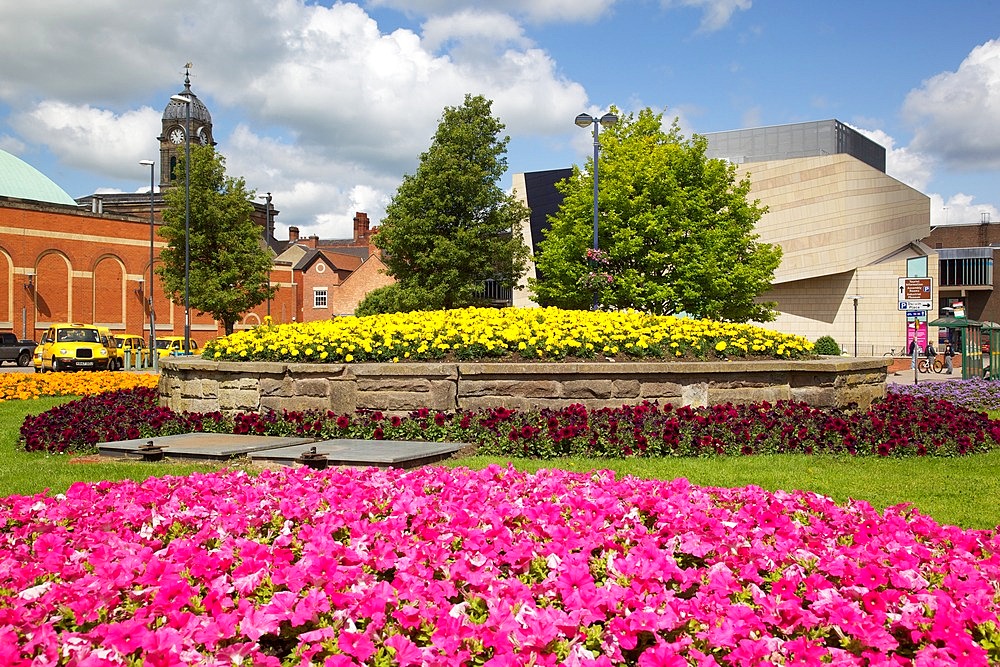 Derby in Bloom, Derby, Derbyshire, England, United Kingdom, Europe