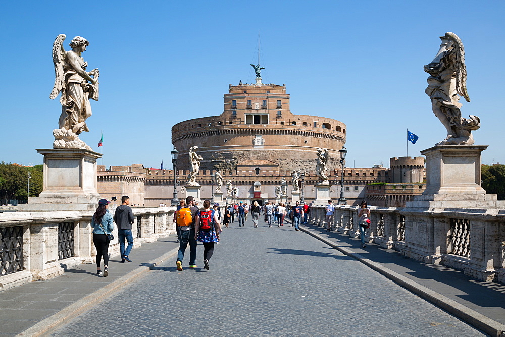 Castel Sant' Angelo, UNESCO World Heritage Site, Rome, Lazio, Italy, Europe