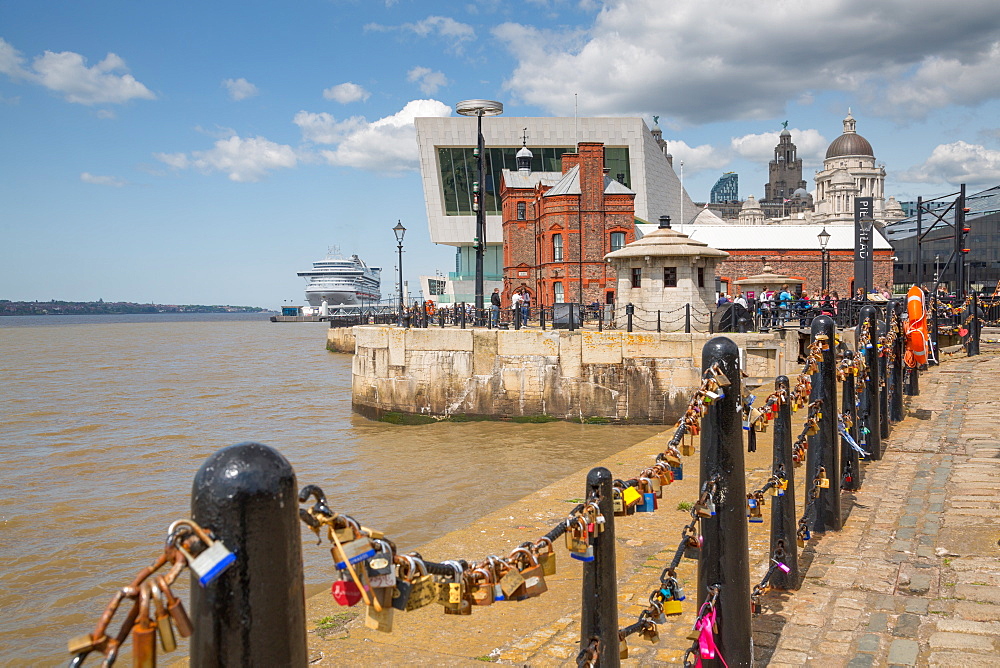 New Ferry Terminal on the Waterfront, Liverpool, Merseyside, England, United Kingdom, Europe