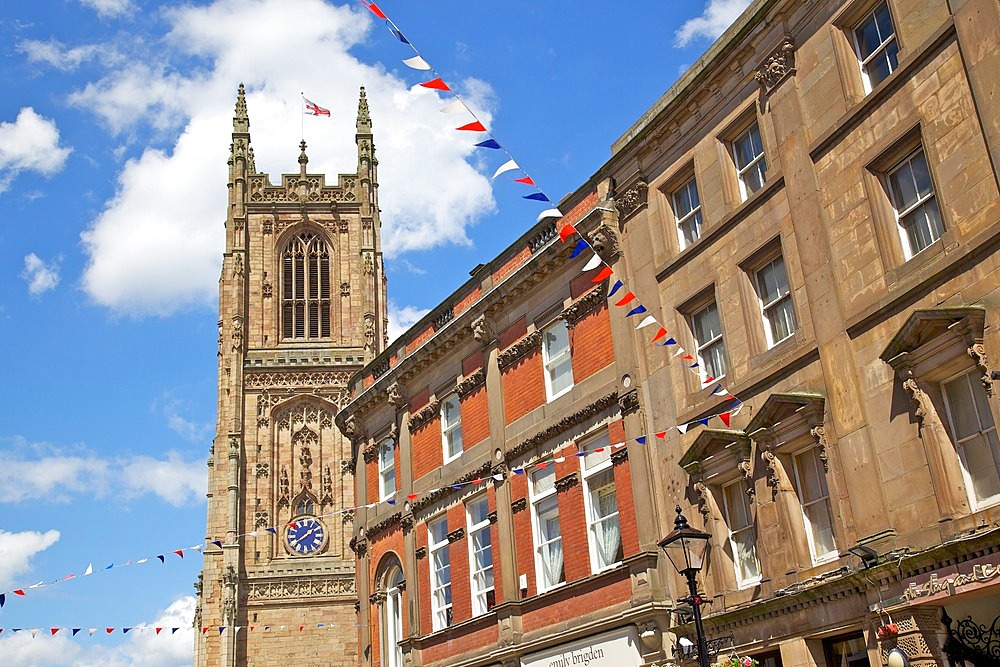 Derby Cathedral, Derby, Derbyshire, England, United Kingdom, Europe