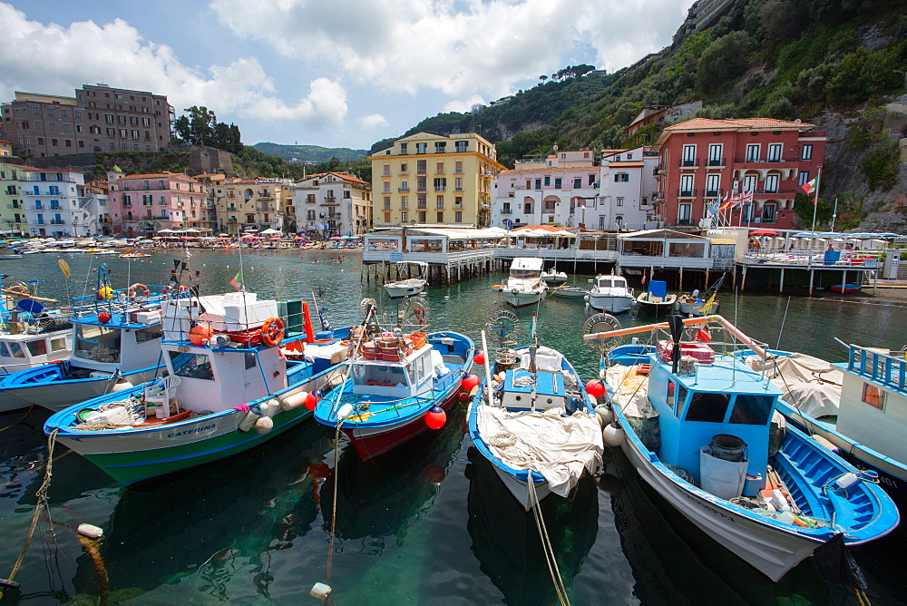 Marina Grande, Sorrento, Costiera Amalfitana (Amalfi Coast), UNESCO World Heritage Site, Campania, Italy, Europe