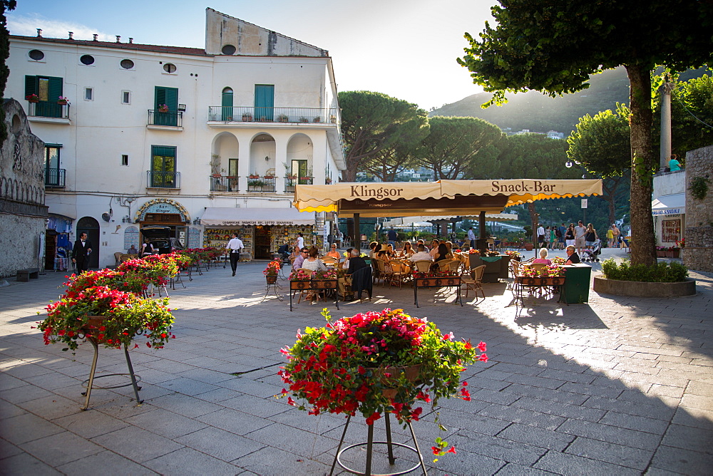 Piazza Centrale, Ravello, Campania, Italy, Europe