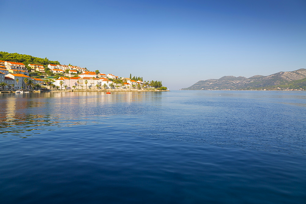 Harbour at Korcula, Korcula, Dalmatia, Croatia, Europe