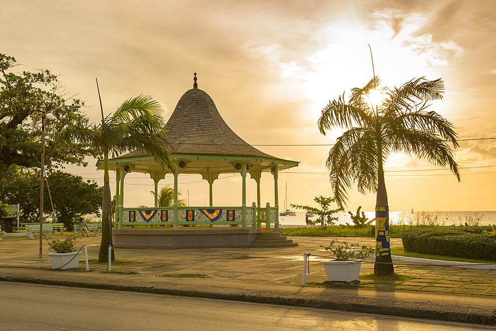 Bandstand and Brownes Beach, Bridgetown, St. Michael, Barbados, West Indies, Caribbean, Central America