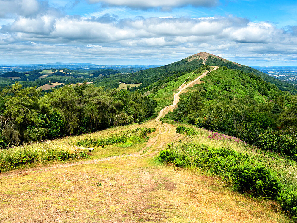 Worcestershire Beacon from Jubilee Hill in The Malverns, Worcestershire, England, United Kingdom, Europe