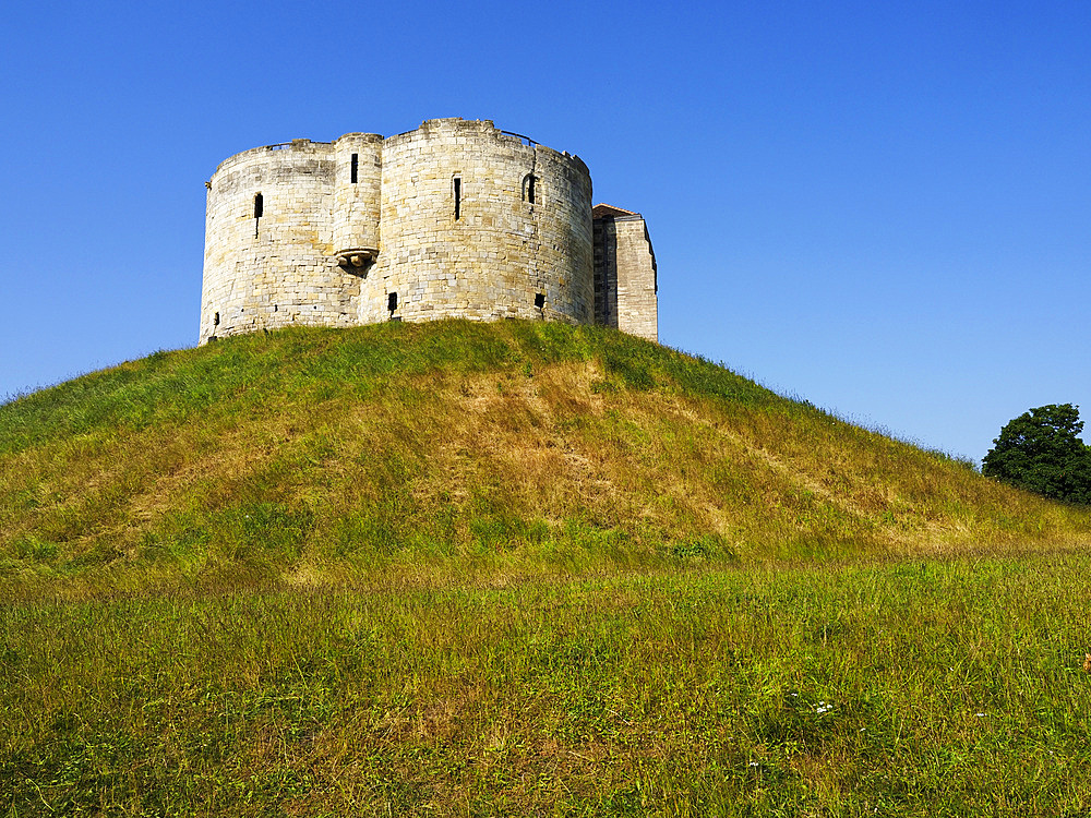 Cliffords Tower, York, Yorkshire, England, United Kingdom, Europe