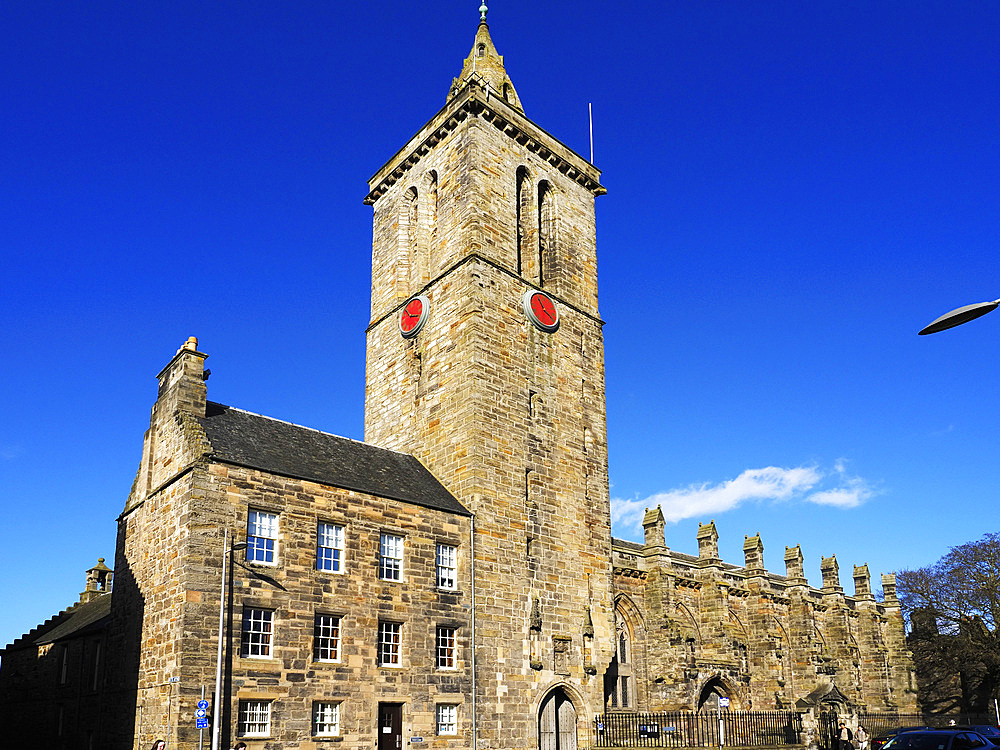 St. Salvators College Chapel, St. Andrews, Fife, Scotland, United Kingdom, Europe