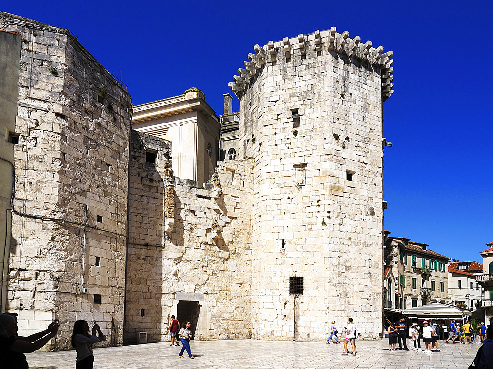 The Venetian Castle in the Old Town, UNESCO World Heritage Site, Split, Croatia, Europe