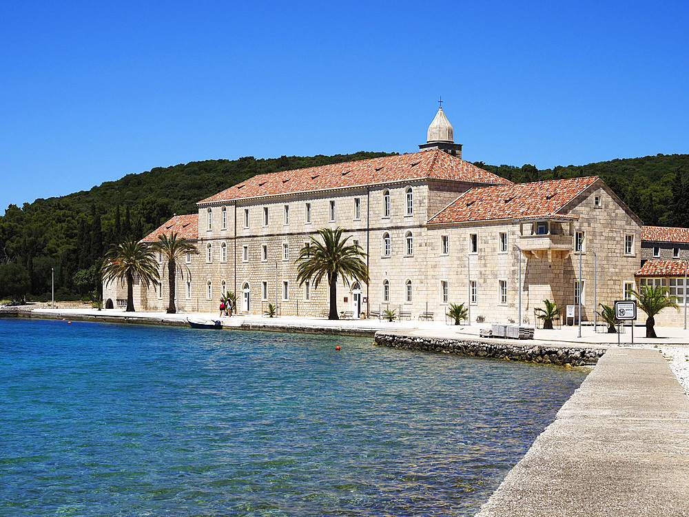 Franciscan Monastery on Badija Island, Korcula, Croatia, Europe