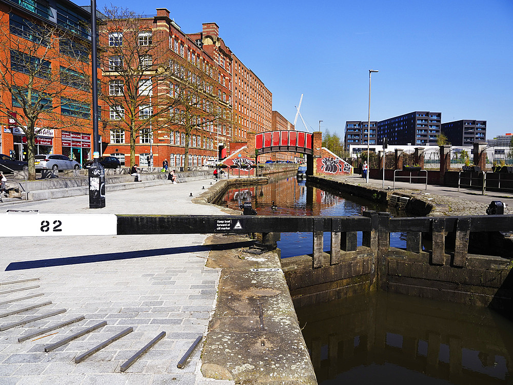 Rochdale Canal Lock Number 82 Ancoats Manchester