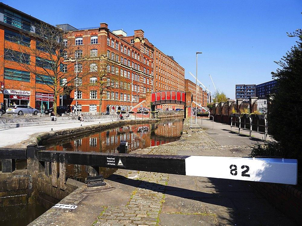 Rochdale Canal Lock Number 82 Ancoats Manchester