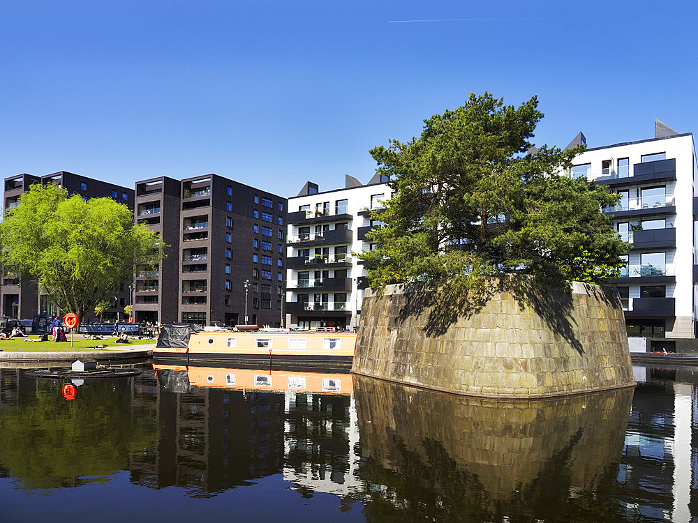 Modern Flats by New Islington Marina Manchester