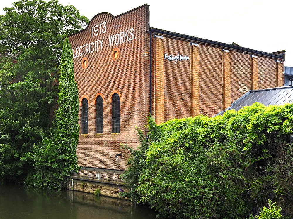 Electric Theatre by the River Wey in Guildford