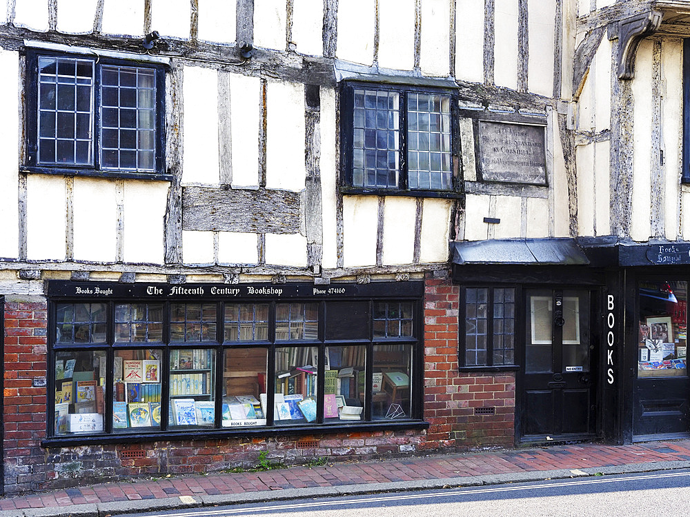 Fifteenth Century Bookshop in Lewes East Sussex