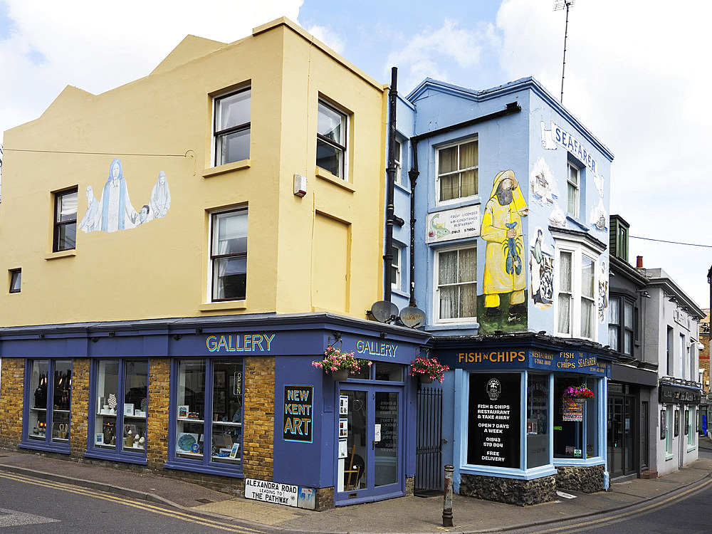 Gallery and Fish and Chip Restaurant in Broadstairs Kent