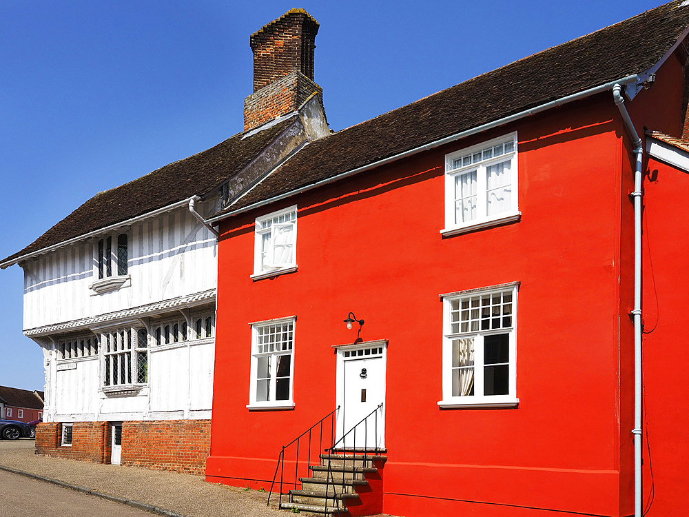 Lady Street in Lavenham Suffolk