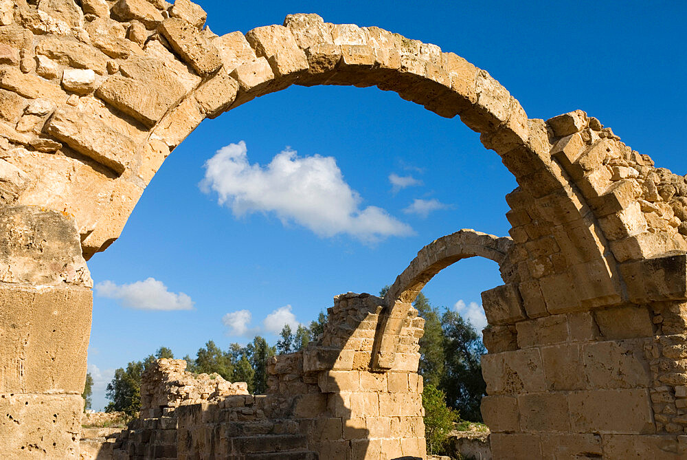 Saranda Kolones, Archaeological Park, Paphos, Cyprus, Europe