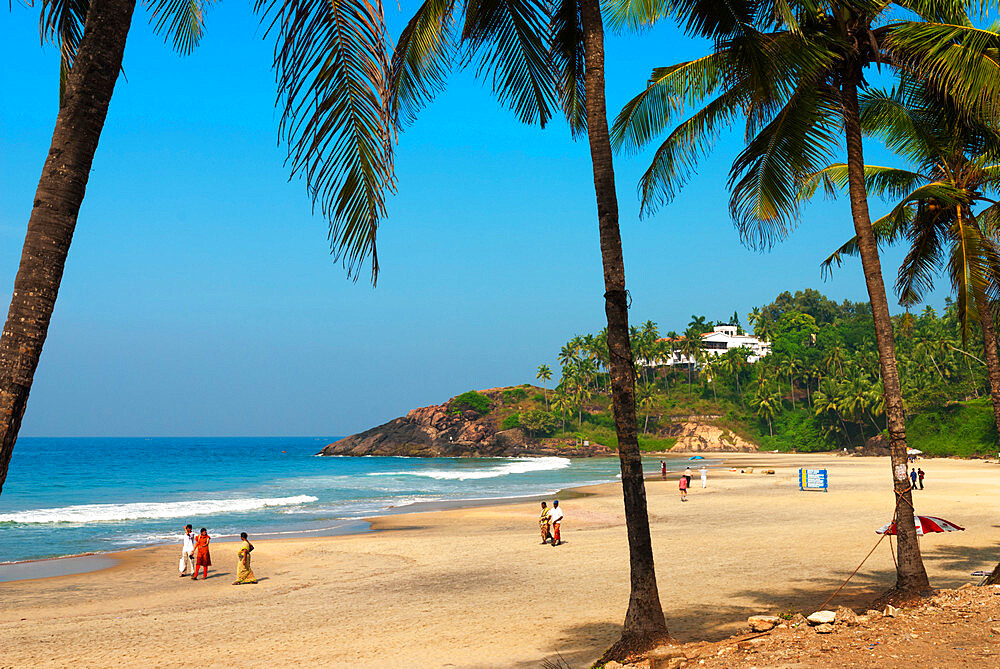 Lighthouse Beach, Kovalam, Kerala, India, Asia