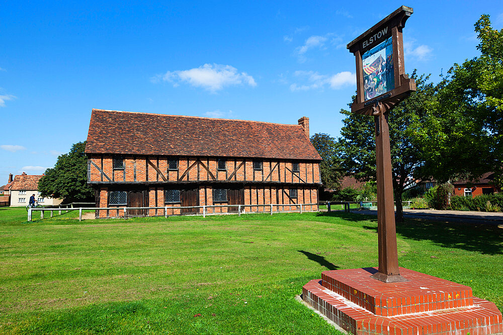 The 15th century Moot Hall, Elstow, Bedfordshire, England, United Kingdom, Europe